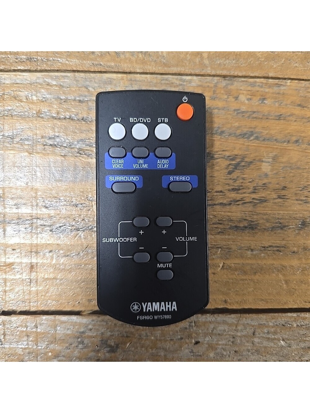 OEM Yamaha Remote Control WY57800, FSR60 for Soundbars ATS-1010, YAS-101